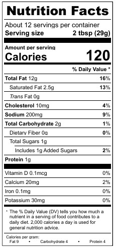  Nutrition Factspickle Ranch Dip
